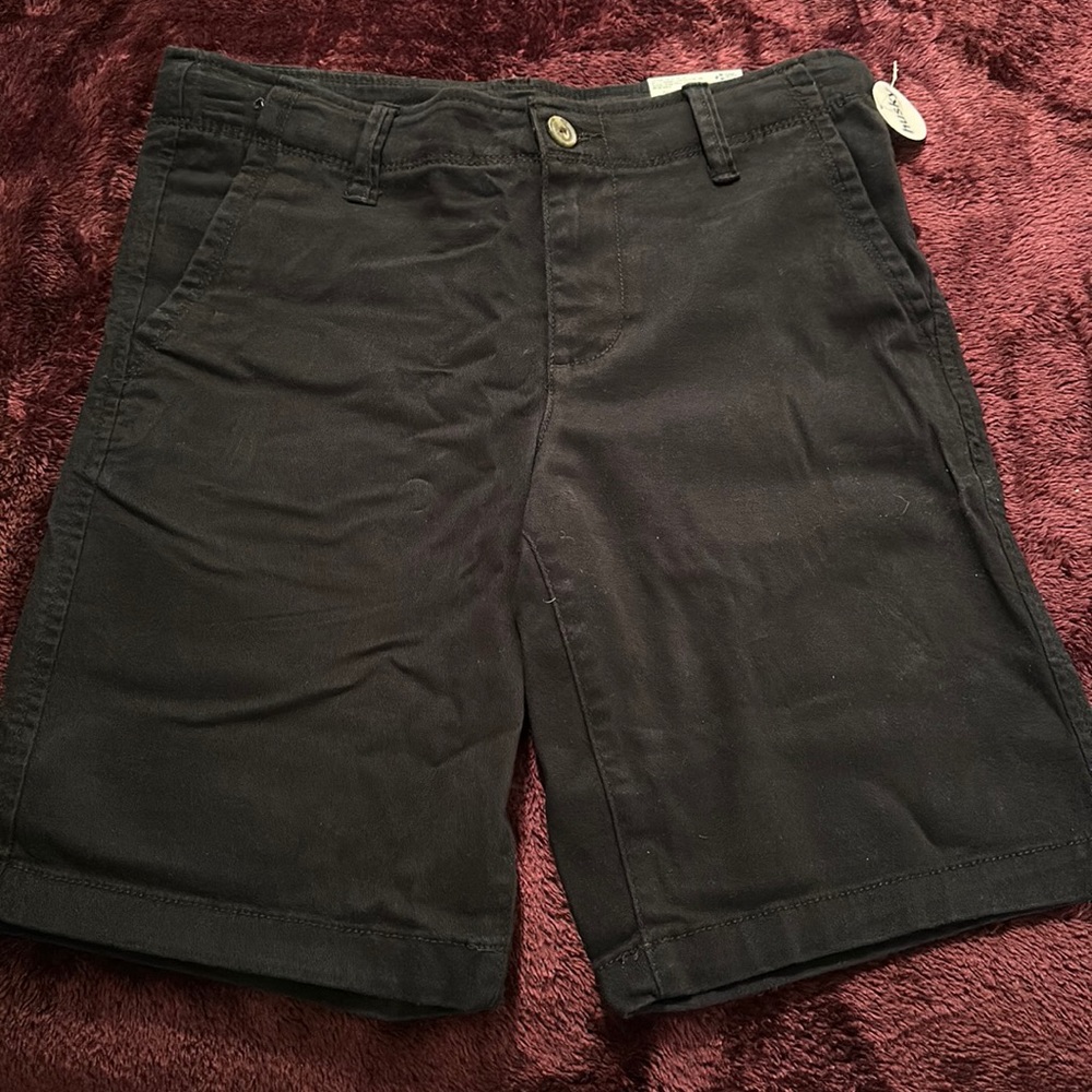 Classic fit boy shorts, Size 12, color black, NWT